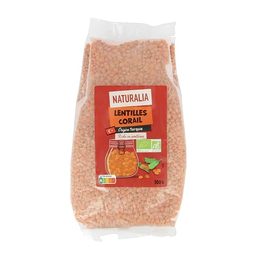 Naturalia Lentilles corail 500g