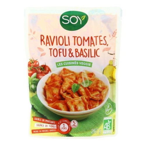 [Par Naturalia] Soy Ravioli Tomates, Tofu & Basilic Bio 267g