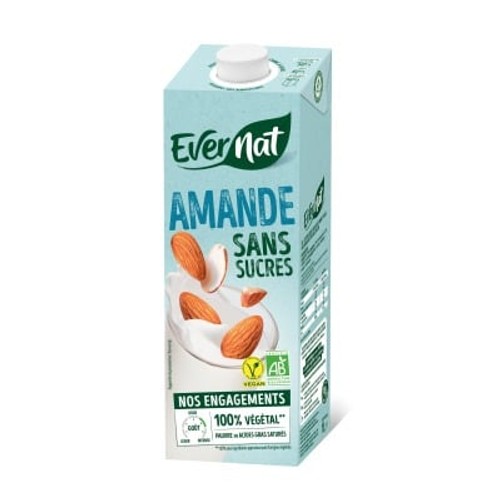 [Par Naturalia] Evernat Boisson Douceur Amande Sans Sucres 1L Bio