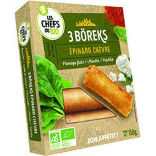 Les P'tits Chefs Bio Borek épinard chèvre 150g