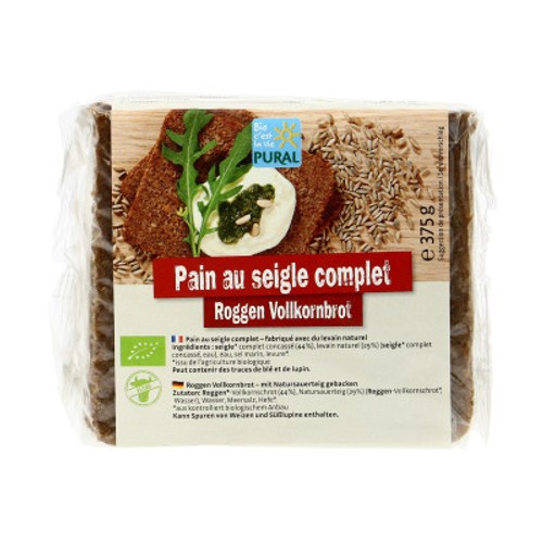 [Par Naturalia] Pural Pain Complet au Seigle Bio 375g