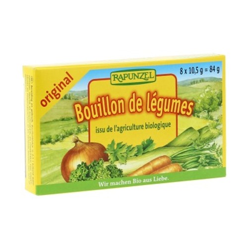 [Par Naturalia] Rapunzel Bouillon de Légumes en Cubes Bio 84g