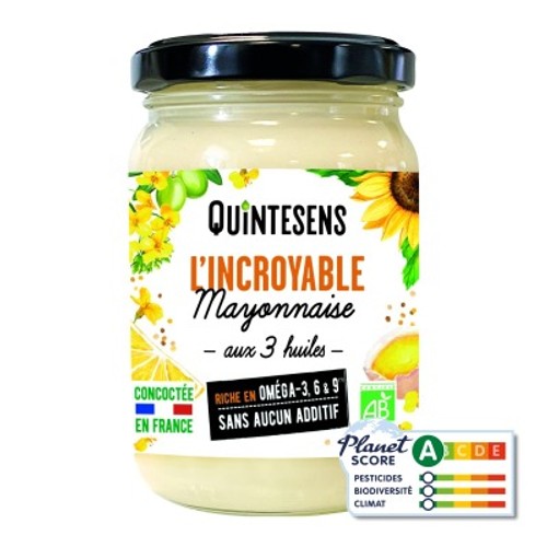 [Par Naturalia] Quintesens L'incroyable Mayonnaise Bio 180g
