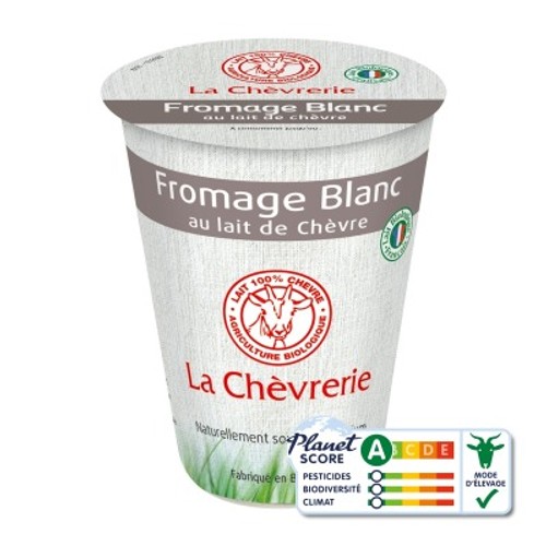 [Par Naturalia] La Chevrerie Fromage Blanc Au Lait De Chèvre Bio 400g