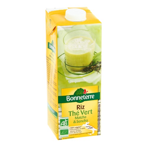 [Par Naturalia] Bonneterre Boisson Au Riz Thé Vert Matcha & Sencha Bio 1L