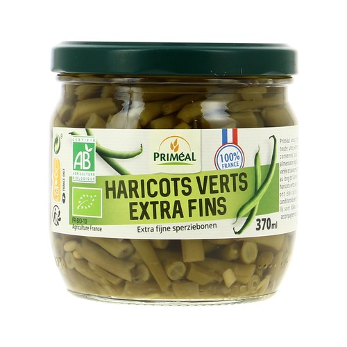 [Par Naturalia] Priméal Haricots Verts Extra Fins Bio 330g