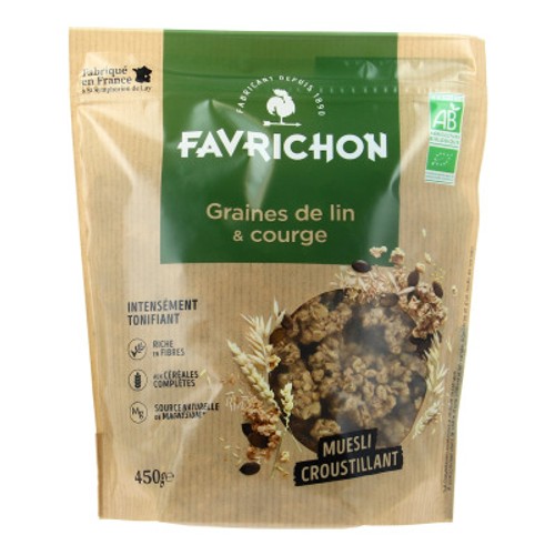 [Par Naturalia] Favrichon Muesli Lin & Courge Bio 450g