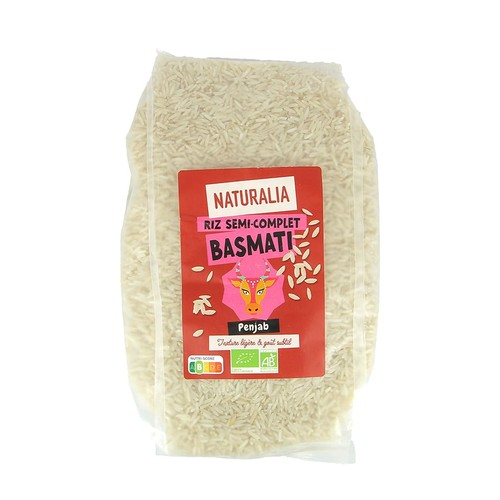 Naturalia Riz Semi Complet basmati Bio 1kg
