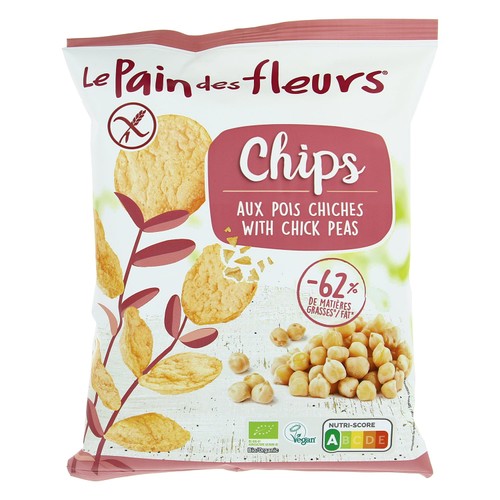 Le Pain Des Fleurs Chips Aux Pois Chiche Bio 50g