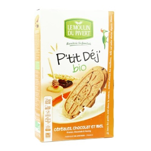 [Par Naturalia] Moulin Du Pivert P'Tit Déj Chocolat Miel Bio 190g