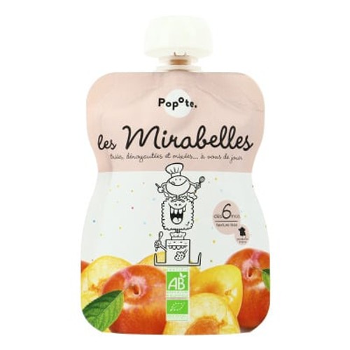 Popote Gourde de Mirabelle Dès 6 Mois 120g