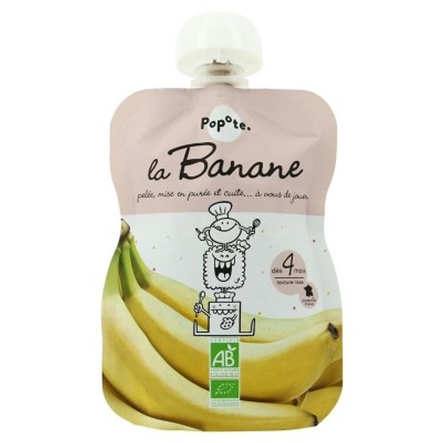 Popote Gourde La Banane Dès 4 Mois 120g