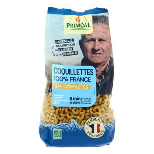 Primeal Coquillettes Demi-Complètes Bio 500G