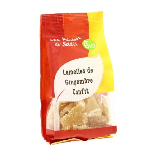 [Par Naturalia] Les Accents Du Soleil Gingembre Confit En Lamelles Bio 125g