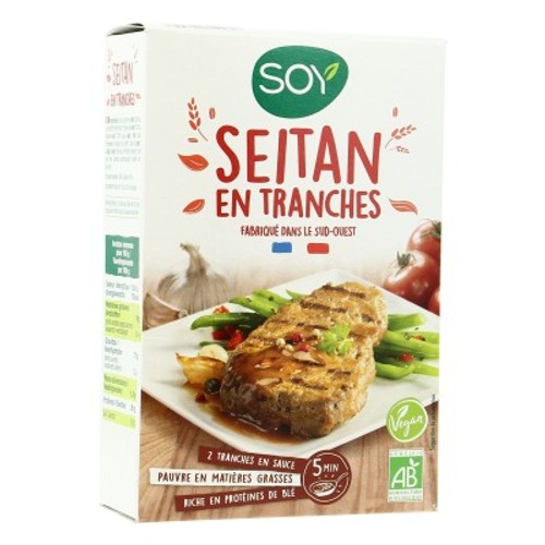[Par Naturalia] Soy Seitan en Tranches avec sa Sauce Bio 2x125g