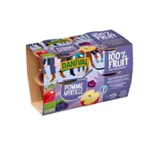 [Par Naturalia] Danival Dessert Pomme Myrtille Sans Sucres Ajoutés Bio 4x100g
