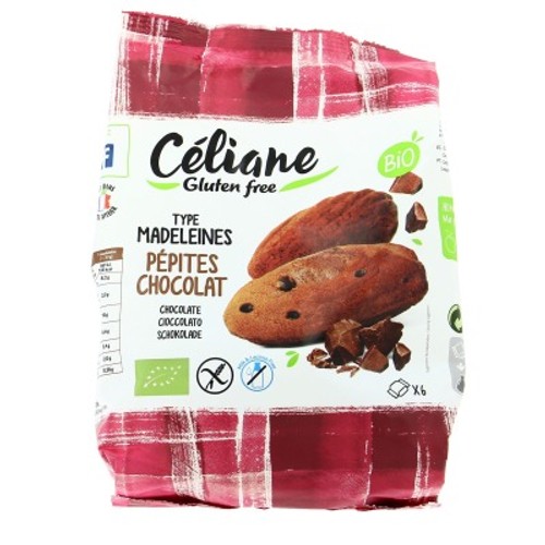 [Par Naturalia] Recettes De Céliane Madeleines Aux Pépites De Chocolat Sans Gluten Bio x6