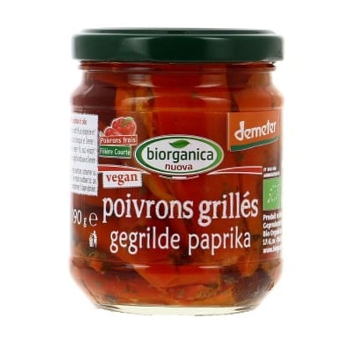 Bio Organica Nuova Poivrons Grillés à l'Huile Bio 190g
