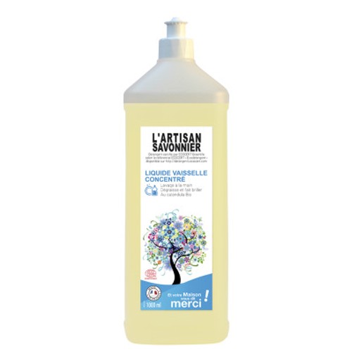 L'Artisan Savonnier Liquide Vaisselle Concentré 1L