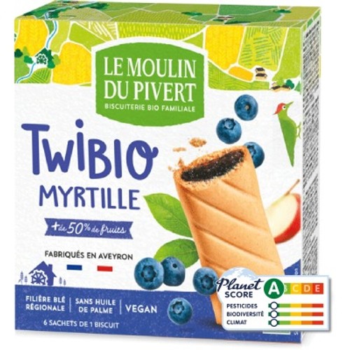 [Par Naturalia] Moulin Du Pivert Twibio Myrtilles Bio 150g