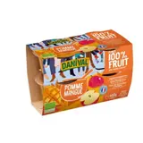 [Par Naturalia] Danival Dessert Pomme Mangue Sans Sucres Ajoutés Bio 4x100g