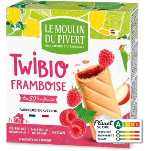[Par Naturalia] Moulin Du Pivert Twibio Framboise Bio 150g