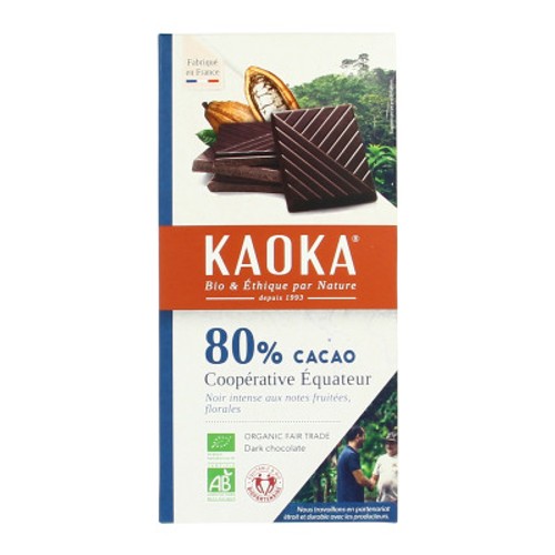 [Par Naturalia] Kaoka Chocolat Noir Equateur Bio 100g