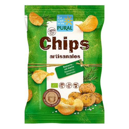 [Par Naturalia] Pural Chips Salées Artisanales Au Romarin Bio