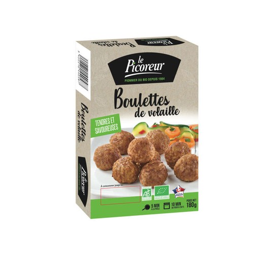 [Par Naturalia] Le Picoreur Boulettes de volaille Bio 180g