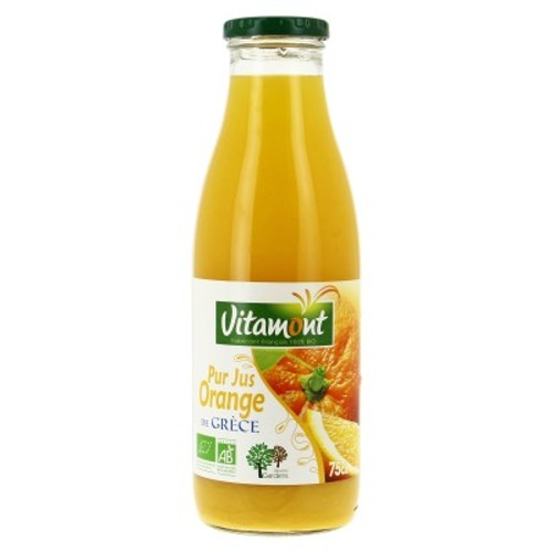 [Par Naturalia] Vitamont Pur Jus D'Orange De Grèce Bio 75cl