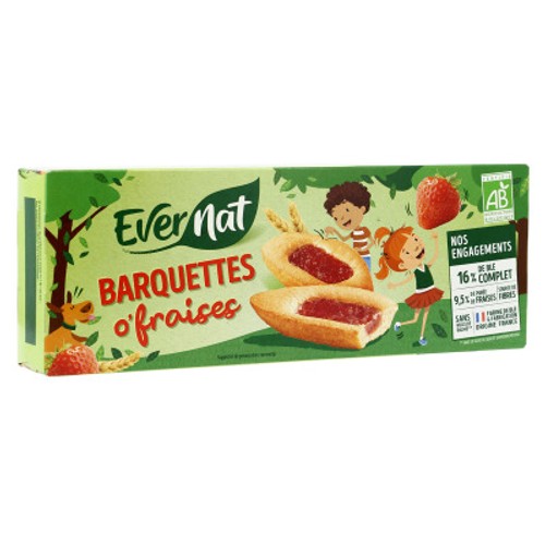 [Par Naturalia] Evernat Barquettes O'Fraises Bio 120g