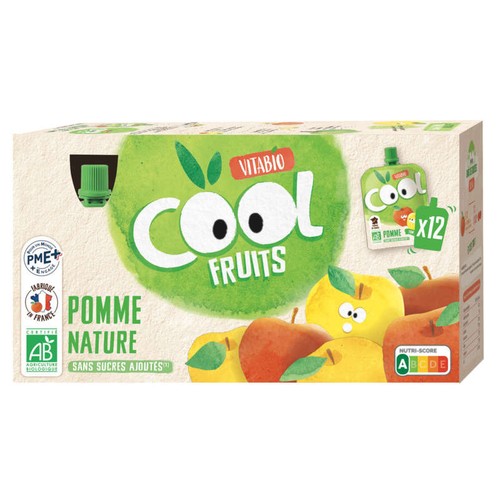 [Par Naturalia] Vitabio Cool Fruits Pomme de Nouvelle-Aquitaine Acérola 12x90g