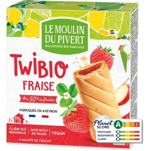 [Par Naturalia] Moulin Du Pivert Twibio Fraise Bio 150g