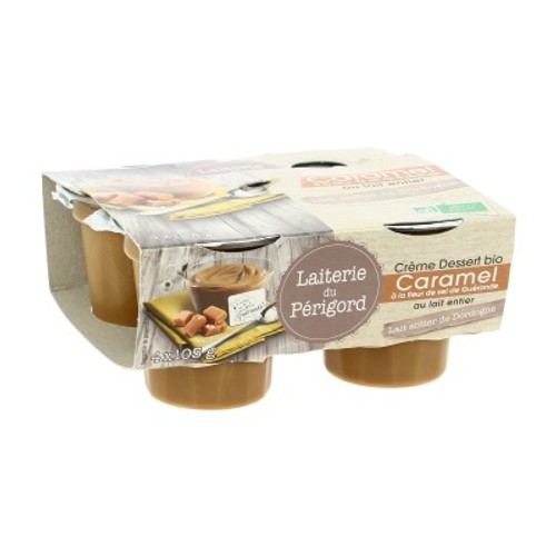 [Par Naturalia] Laiterie du Perigord Crème Dessert Caramel Bio 4x105g