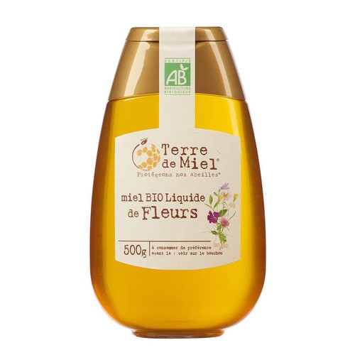 [Par Naturalia] Terre de Miel Miel Bio Liquide de Fleurs 500g