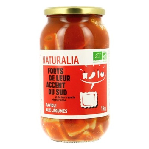 Naturalia Ravioli aux Légumes Bio 1kg