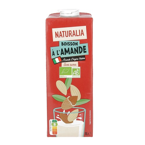 Naturalia Boisson Amande Sans sucre Ajouté 1L