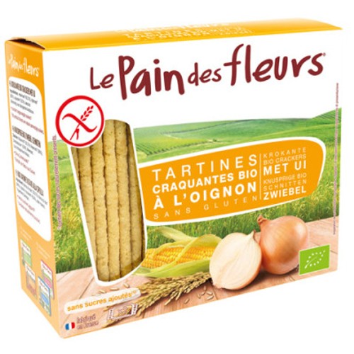 [Par Naturalia] Le Pain Des Fleurs Tartines Craquantes À L'Oignon Sans Gluten Bio 150g
