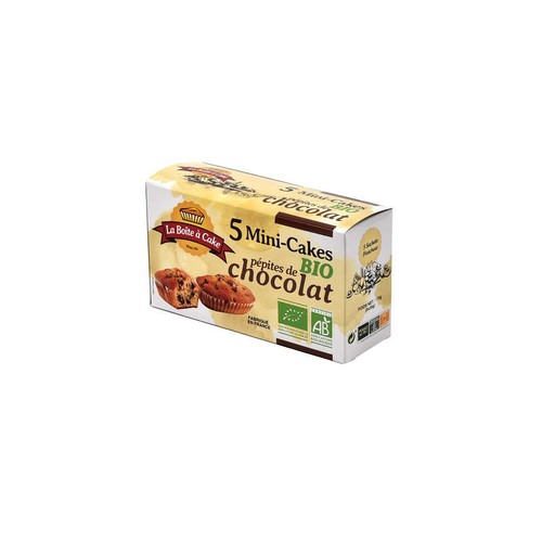 [Par Naturalia] Bio Cake 5 Mini Cakes Aux Pépites De Chocolat Bio 175g
