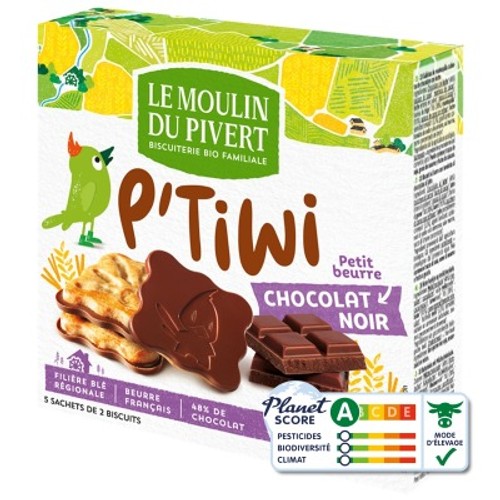 [Par Naturalia] Moulin Du Pivert P'Tiwi Choc Chocolat Noir Bio 125g
