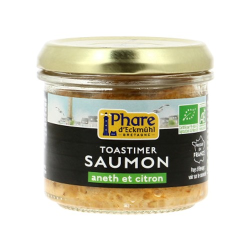 [Par Naturalia] Phare D'Eckmühl Rillettes De Saumon Aneth Et Citron Bio 90g