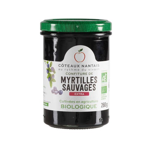 [Par Naturalia] Les Coteaux Nantais Confiture de myrtille Bio 260g