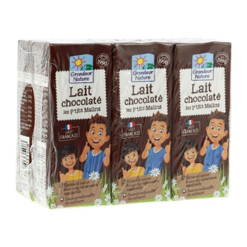 [Par Naturalia] Grandeur Nature Lait Chocolaté Uht Bio 6x20cl