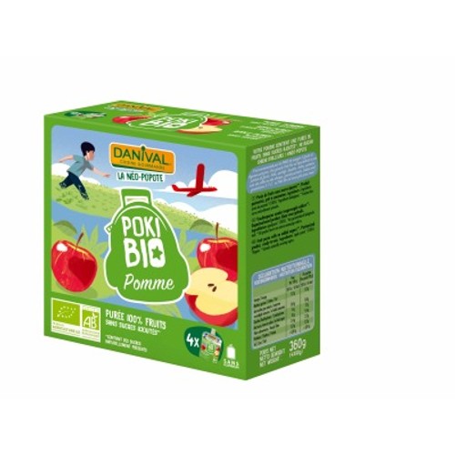 [Par Naturalia] Danival Pokibio Pomme Bio 4x90g