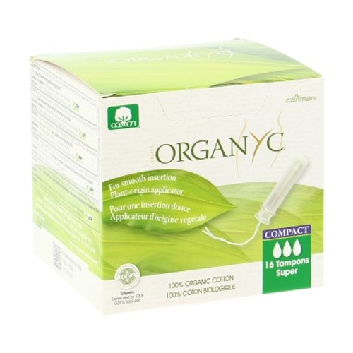 [Par Naturalia] Organyc Tampons compact super avec applicateur x16