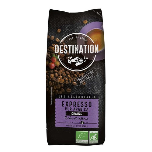 [Par Naturalia] Destination Café Expresso Pur Arabica En Grains Bio