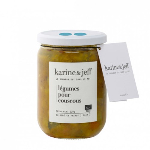 [Par Naturalia] Karine & Jeff Légumes Pour Couscous Bio 520g