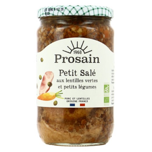 [Par Naturalia] Prosain Petit Salé aux Lentilles Vertes Bio 680g