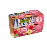 [Par Naturalia] Danival Purée Pomme Framboise Sans Sucres Ajoutés Bio 4x100g