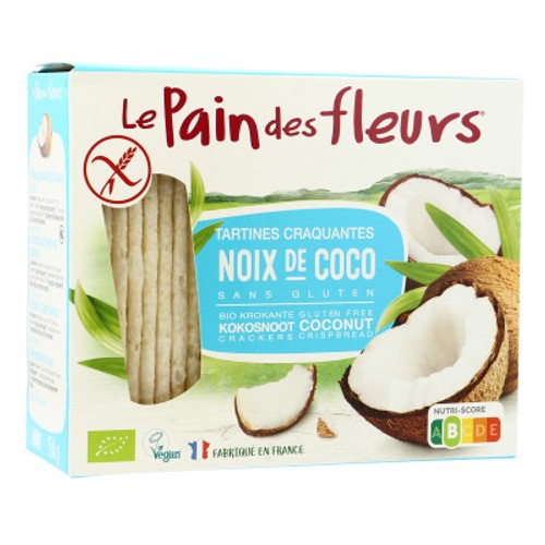 [Par Naturalia] Le Pain Des Fleurs Tartines Craquantes À La Noix De Coco Sans Gluten Bio 150g